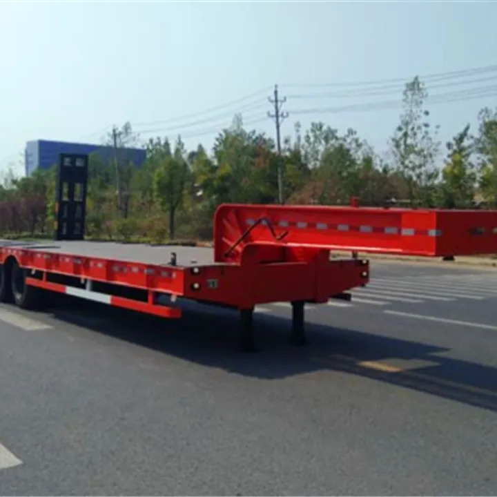 Naczepa niskopodwoziowa XCMG Official 3 Axle Truck Trailers Low Bed Container Semi-Trailer: zdjęcie 4
