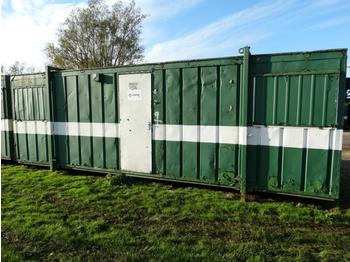 Kontener budowlany 24' Site Office Cabin with Steel Door, Security Shutters and Adjustable Jack Legs (Being Sold From Pictures, Contact Office For Collection Address Details, Postcode LE15 8RN): zdjęcie 1