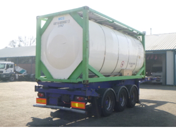 Kontener zbiornikowy, Naczepa Danteco Food tank container inox 20 ft / 25 m3 / 1 comp: zdjęcie 4