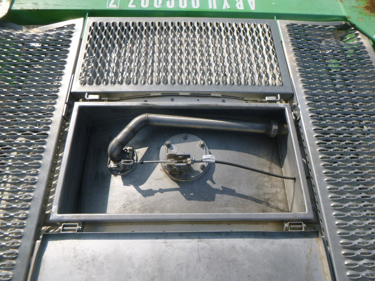 Kontener zbiornikowy, Naczepa Danteco Food tank container inox 20 ft / 25 m3 / 1 comp: zdjęcie 14