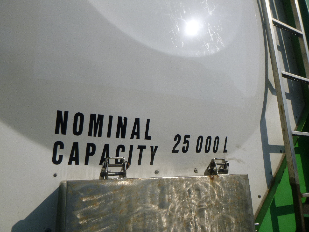 Kontener zbiornikowy, Naczepa Danteco Food tank container inox 20 ft / 25 m3 / 1 comp: zdjęcie 25