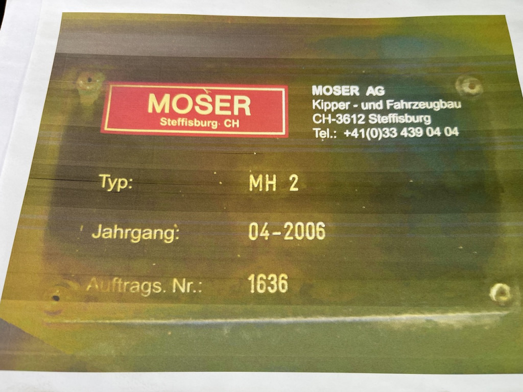 Urządzenie hakowe/ Bramowe Mercedes-Benz Moser MH 2 Abrollkipper 26 t   Schub   Knick: zdjęcie 5