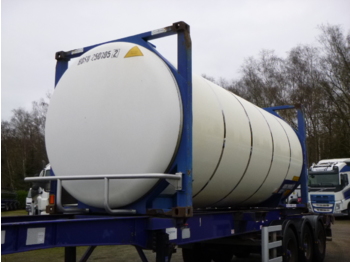 Kontener zbiornikowy, Naczepa dla transportowania żywności Van Hool Food (beer) tank container inox 25.2 m3 / 1 comp / 20 ft: zdjęcie 1