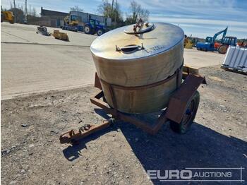  Single Axle Water Bowser, Stainless Steel Tank - zbiornik magazynowy