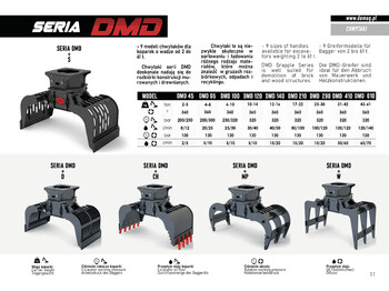 Nowy Chwytak do Maszyn budowlanych DEMOQ DMD 290 S Hydraulic Polyp -grab 1855 kg: zdjęcie 3