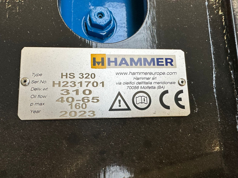 Nowy Młot hydrauliczny Hammer HS320: zdjęcie 9