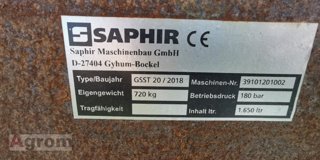 Nowy Łyżka do Wózków widłowych Saphir GSST 20 Gabelstaplerschaufel: zdjęcie 6