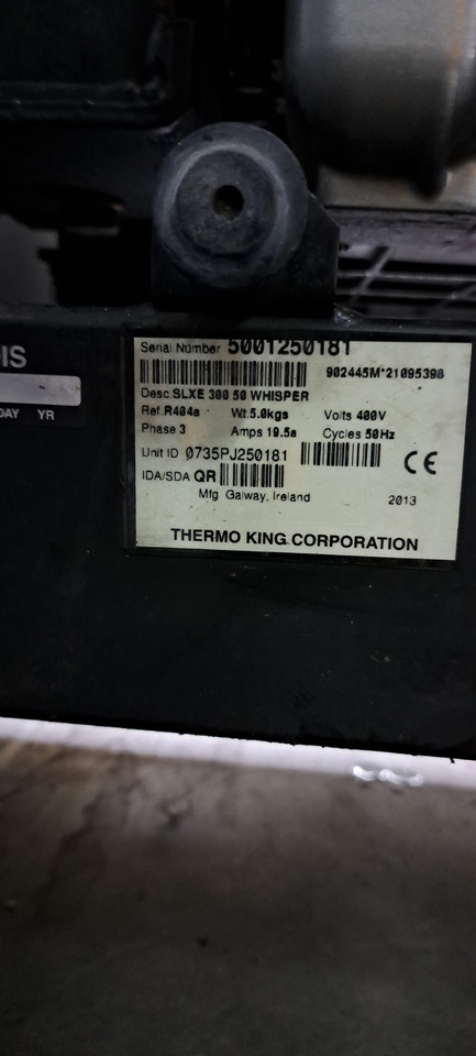 Agregat chłodniczy do Przyczep Thermo King SLX300e: zdjęcie 2