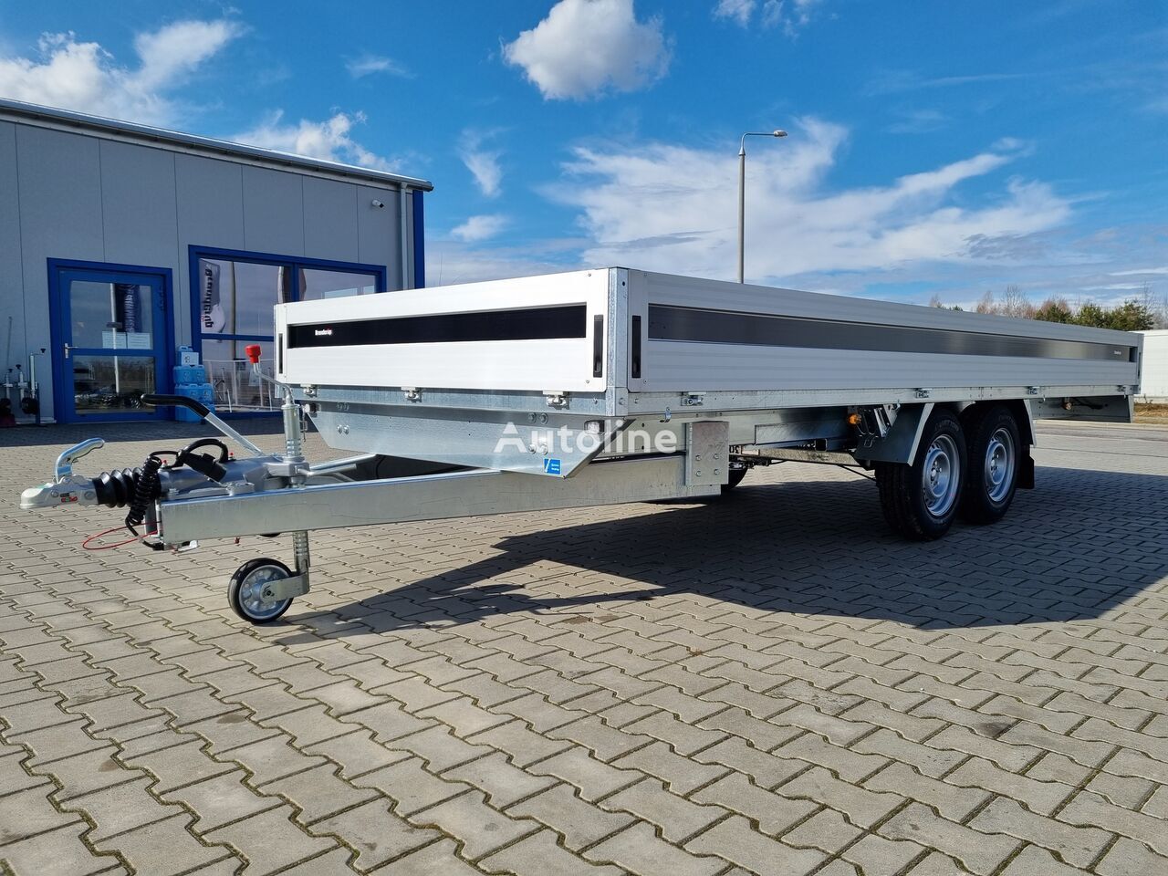 Nowy Przyczepa platforma/ Skrzyniowa Brenderup 5520 WATB 3,5T GVW 517x204 cm 5m long trailer platform: zdjęcie 9