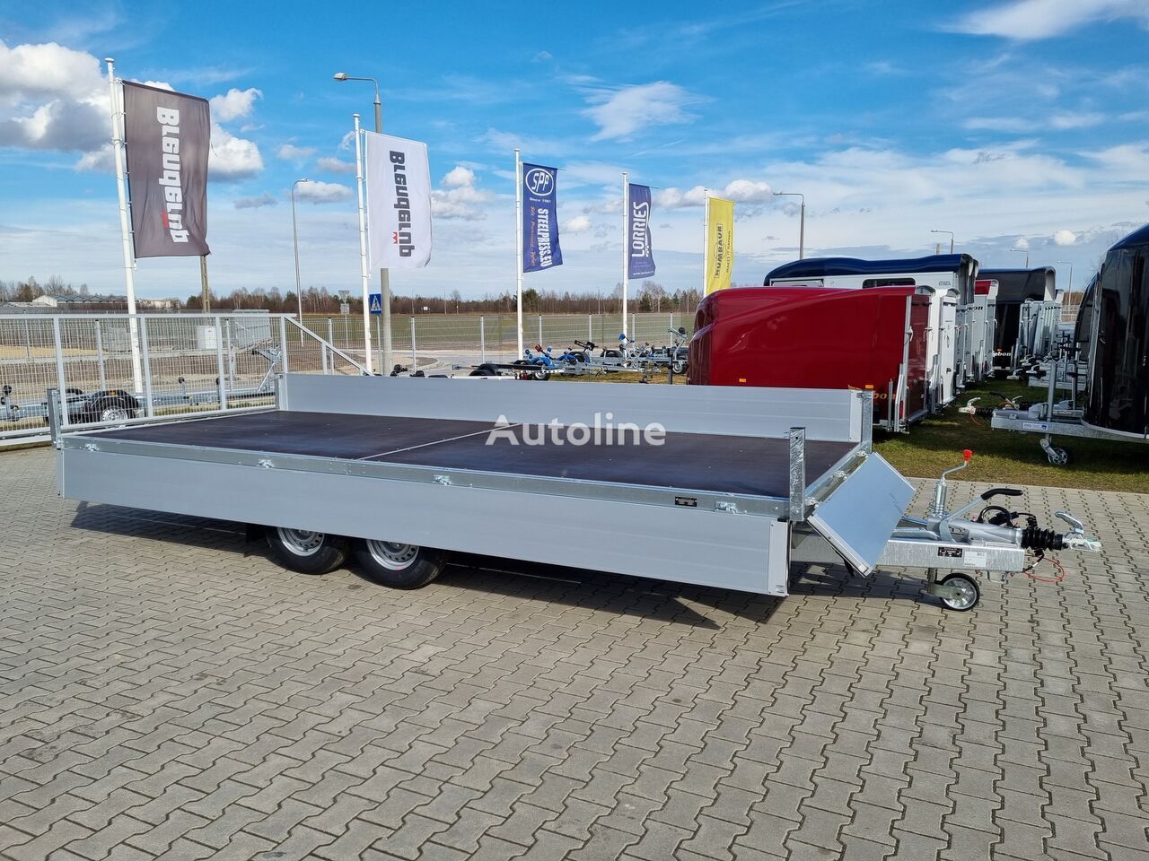 Nowy Przyczepa platforma/ Skrzyniowa Brenderup 5520 WATB 3,5T GVW 517x204 cm 5m long trailer platform: zdjęcie 19