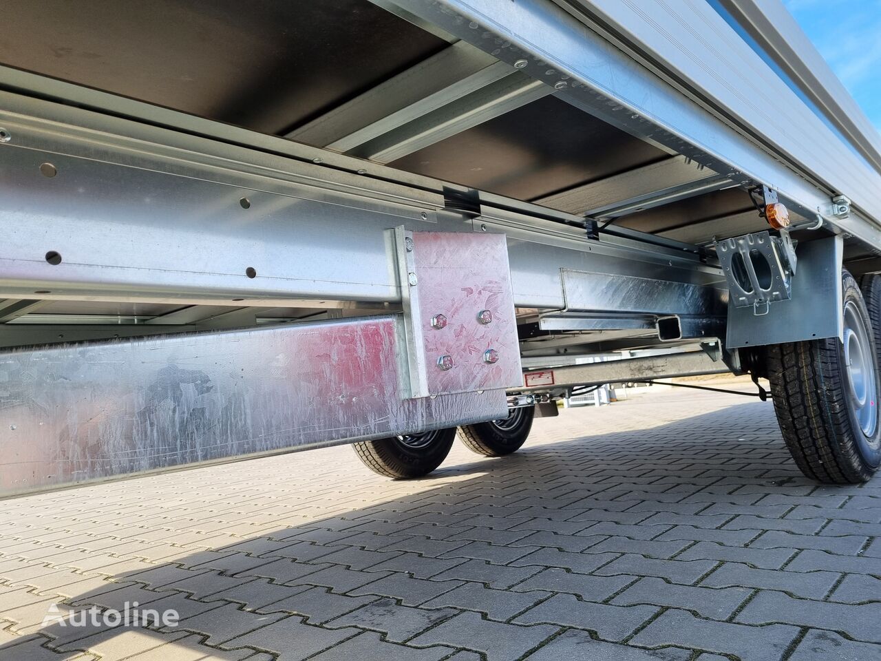 Nowy Przyczepa platforma/ Skrzyniowa Brenderup 5520 WATB 3,5T GVW 517x204 cm 5m long trailer platform: zdjęcie 12
