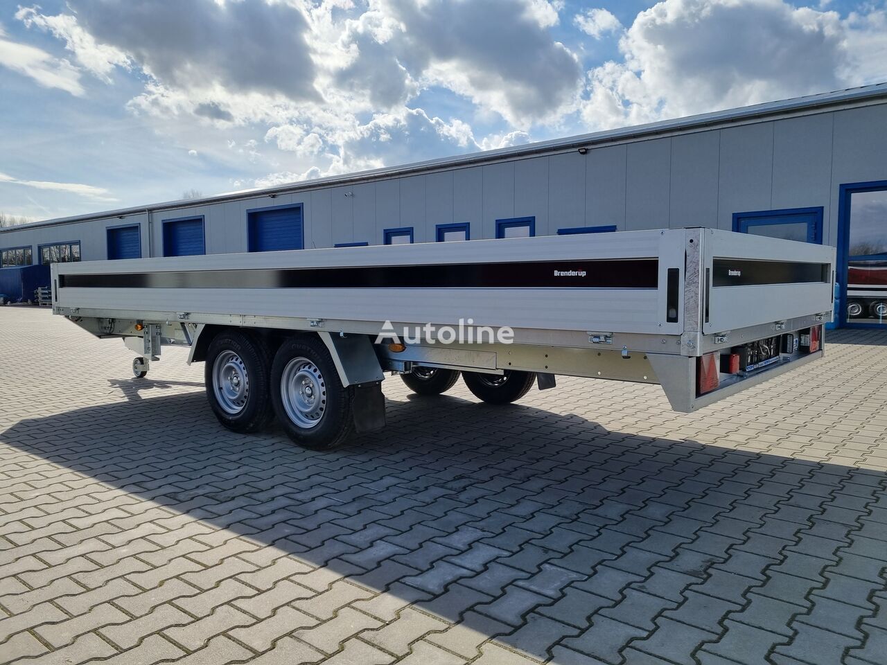 Nowy Przyczepa platforma/ Skrzyniowa Brenderup 5520 WATB 3,5T GVW 517x204 cm 5m long trailer platform: zdjęcie 8