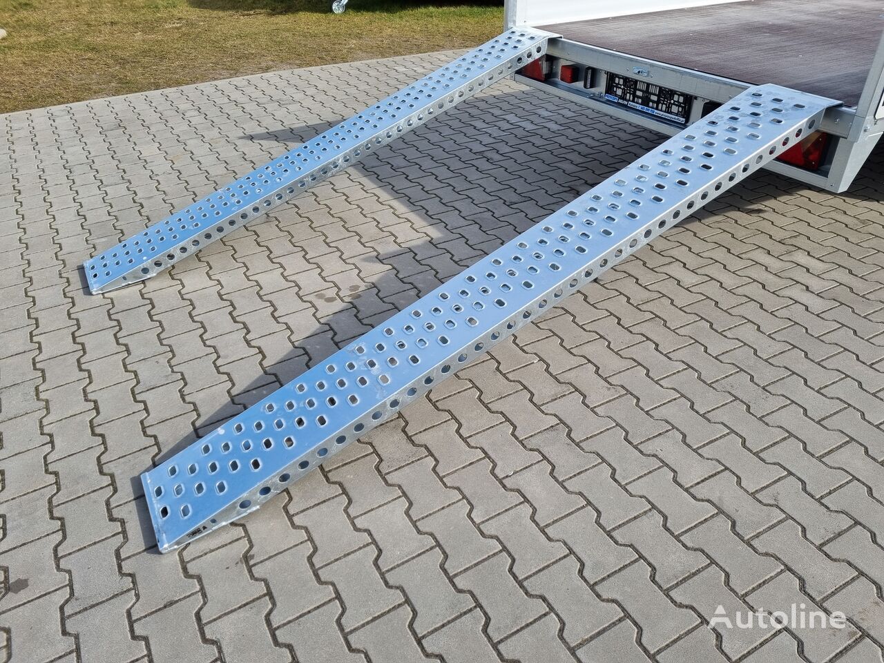Nowy Przyczepa platforma/ Skrzyniowa Brenderup 5520 WATB 3,5T GVW 517x204 cm 5m long trailer platform: zdjęcie 26
