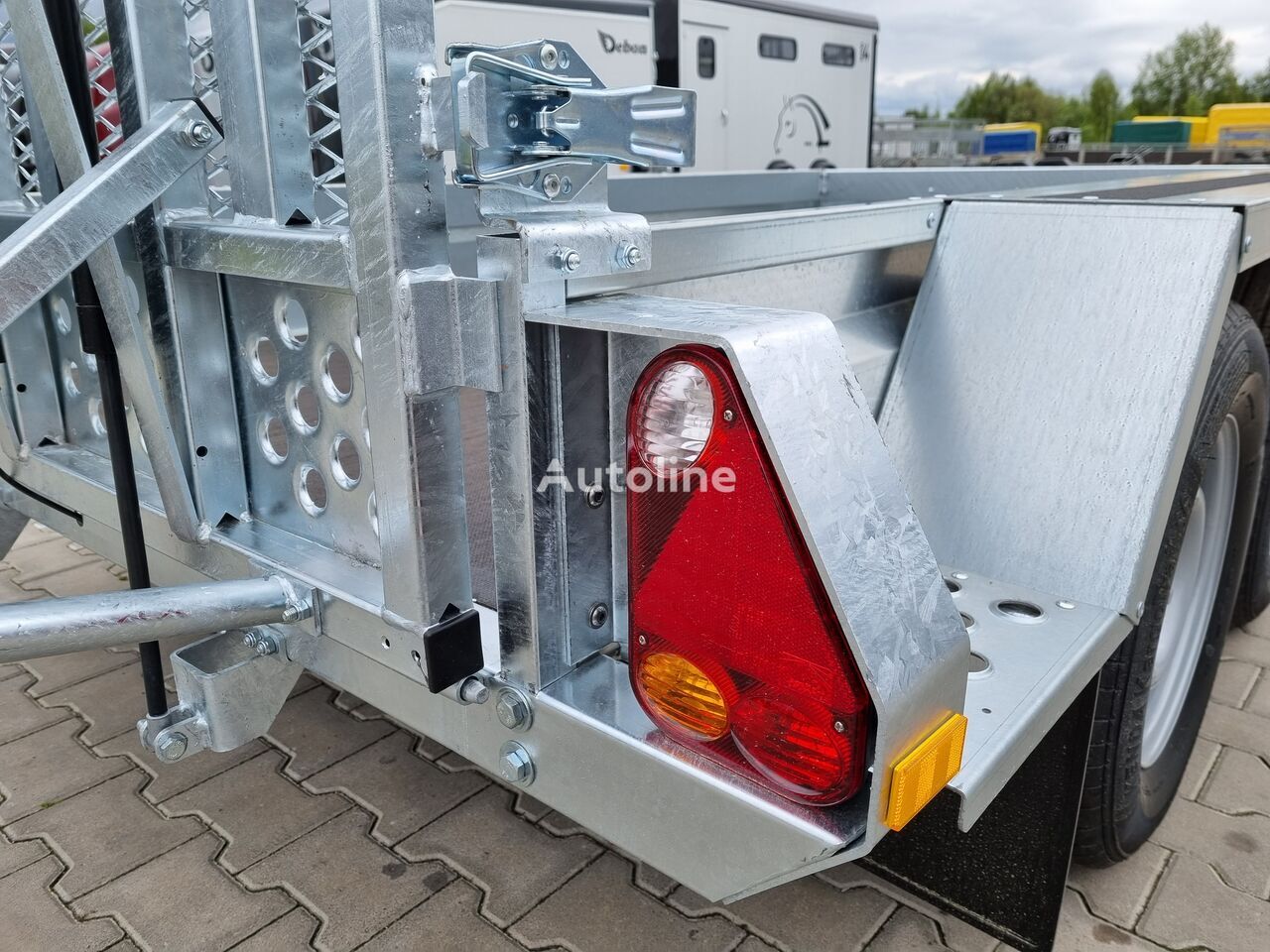 Nowy Przyczepa do transportu maszyn Brenderup MT2600 260x127cm GVW 2600 kg machine transporter mini excavator: zdjęcie 11