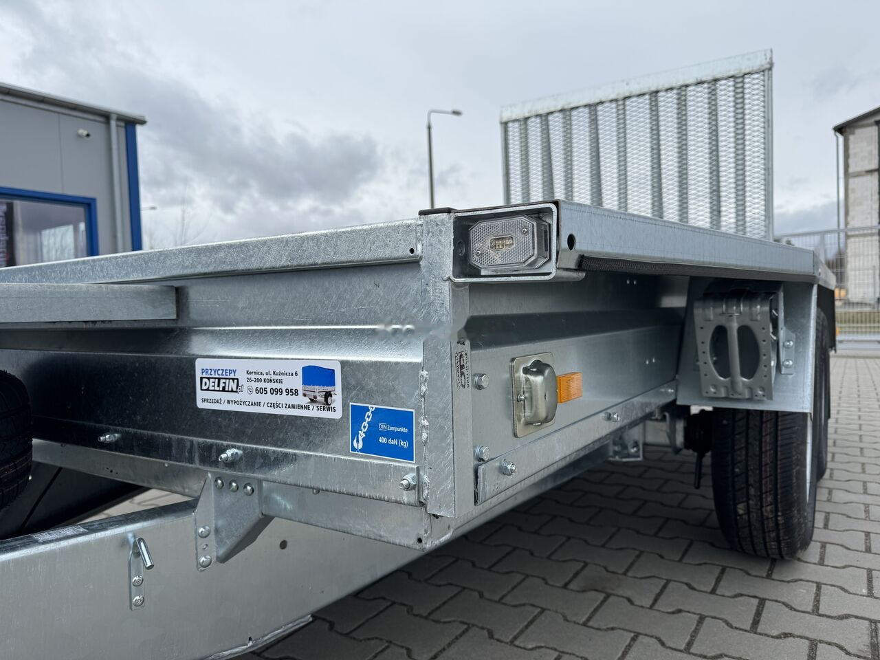 Nowy Przyczepa do transportu maszyn dla transportowania ciężkiego sprzętu Brenderup MT 3080 GVW 2700 kg machine transporter mini excavator: zdjęcie 9