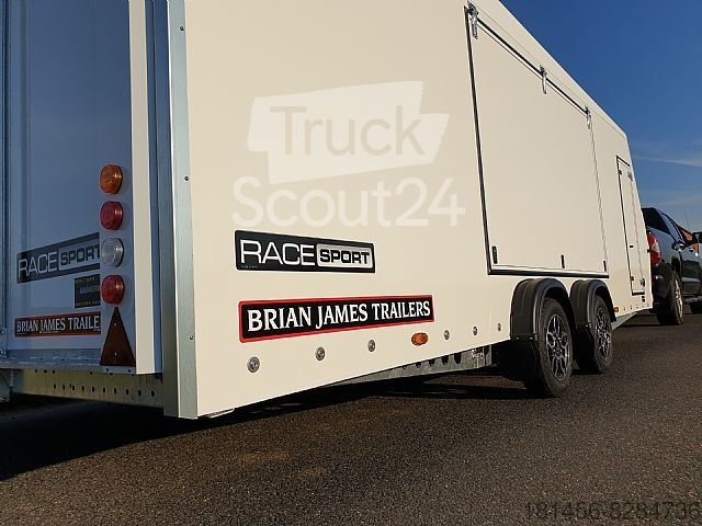 Nowy Przyczepa do przewozu samochodów Brian James Trailers Race Sport 550 3000kg Alufelgen black: zdjęcie 6