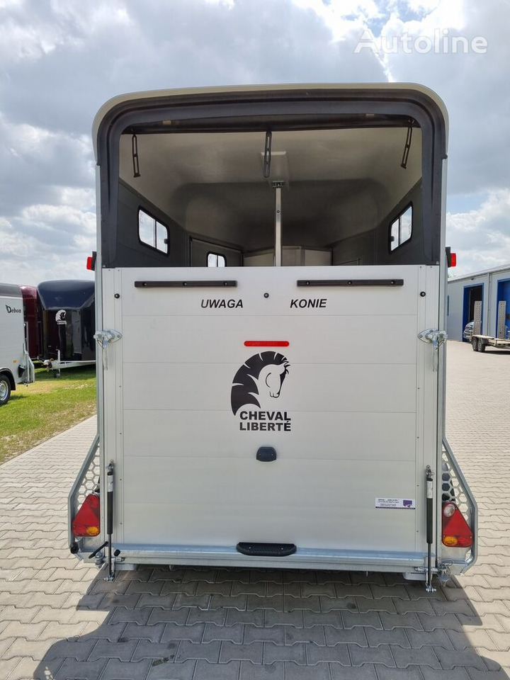Nowy Przyczepa do przewozu koni Cheval Liberté Touring Country + front gate + saddle room trailer for 2 horses: zdjęcie 14