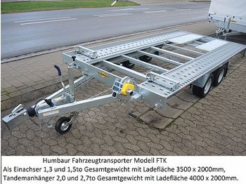 Nowy Przyczepa do przewozu samochodów Humbaur - FTK274020 Fahrzeugtransporter Autotransporter: zdjęcie 1
