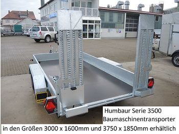 Nowy Przyczepa Humbaur - HS253718 Baumaschinentransporter mit Auffahrbohlen: zdjęcie 1