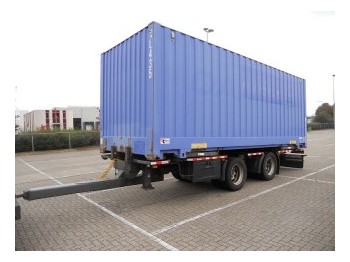 GS Meppel BDF met bak! incl. Container - Przyczepa kontenerowiec/ System wymienny