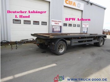  Hilse 2 Achs Abroll + Absetzcontainer BPW 1.Hand - Przyczepa kontenerowiec/ System wymienny