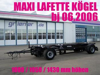 Kögel AWE 18 LAFETTE MAXI 1000 / 1430 mm höhe - Przyczepa kontenerowiec/ System wymienny