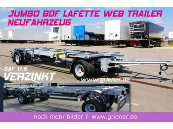 Web-Trailer JUMBO / MAXI BDF 7,15/7,45 LAFETTE 960 mm höhe  - Przyczepa kontenerowiec/ System wymienny
