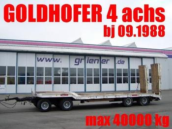 Goldhofer TU4 2 x 2 31/80 BLATT / HYDR. RAMPEN 40 TO. max - Przyczepa niskopodwoziowa