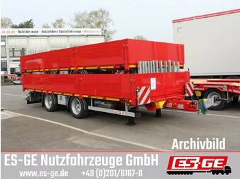 ES-GE Tandemanhänger - Containerverr.  - Przyczepa platforma/ Skrzyniowa