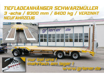 Nowy Przyczepa niskopodwoziowa Schwarzmüller G SERIE/ TIEFLADER / RAMPEN /BAGGER  6340 kg: zdjęcie 1