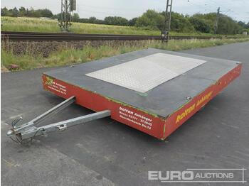 Przyczepa platforma/ Skrzyniowa Single Axle Platfrom Trailer: zdjęcie 1