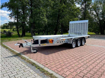 Nowy Przyczepa do transportu maszyn Wiola B3540 MAX 3 axle trailer 3.5 T GVW machine transporter excavator: zdjęcie 4