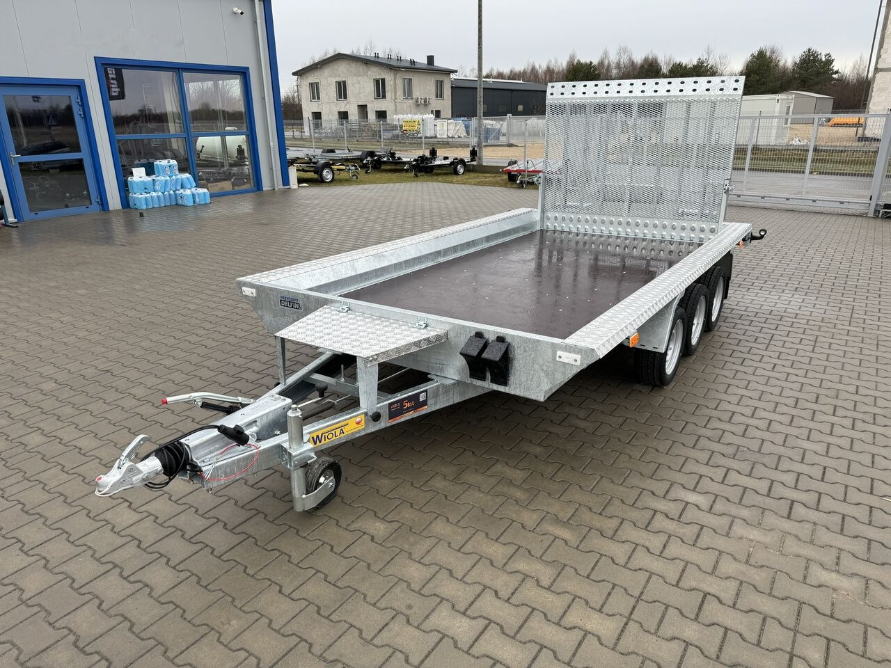 Nowy Przyczepa do transportu maszyn Wiola B3540 MAX 3 axle trailer 3.5 T GVW machine transporter excavator: zdjęcie 21