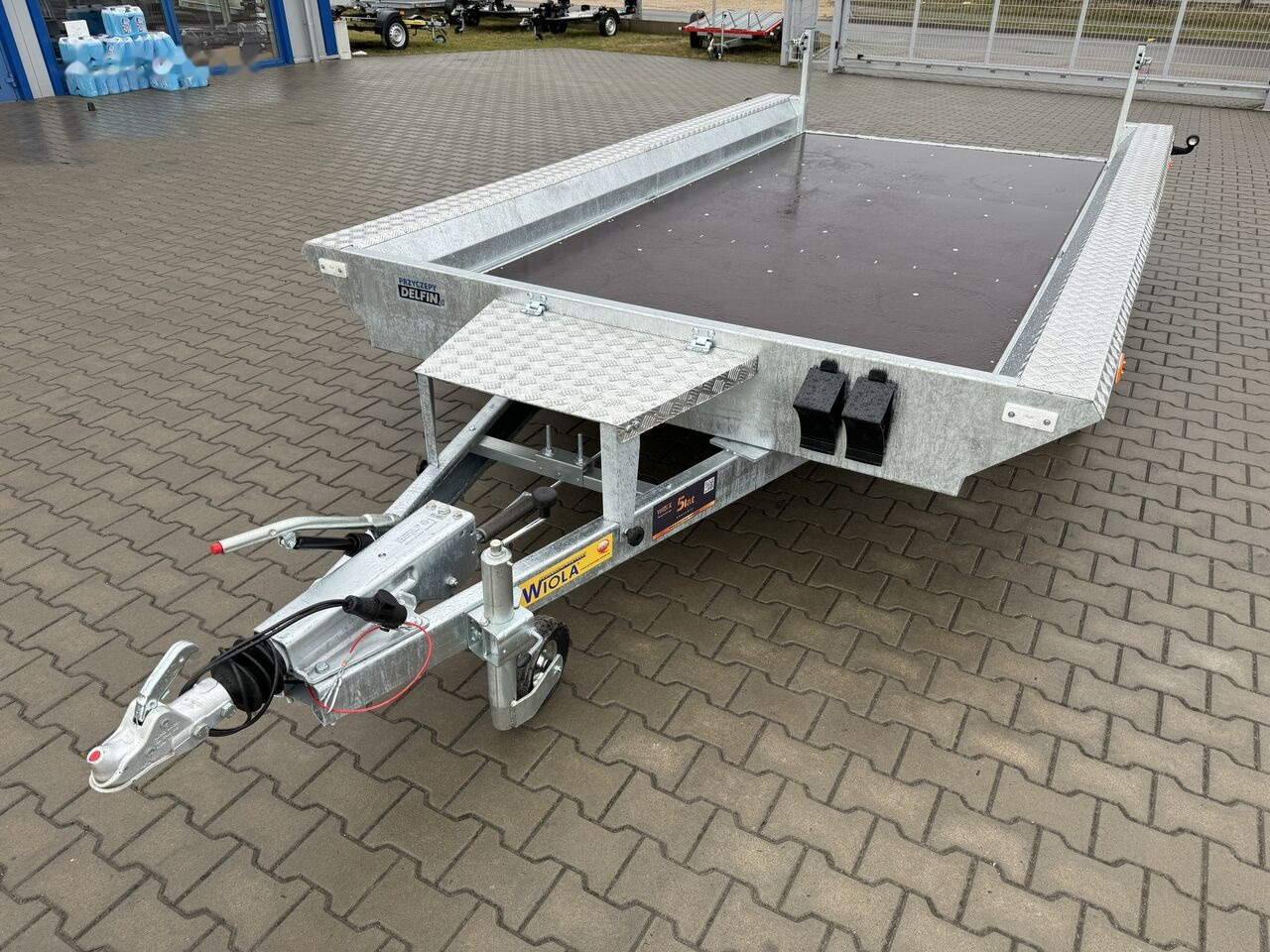 Nowy Przyczepa do transportu maszyn Wiola B3540 MAX 3 axle trailer 3.5 T GVW machine transporter excavator: zdjęcie 36