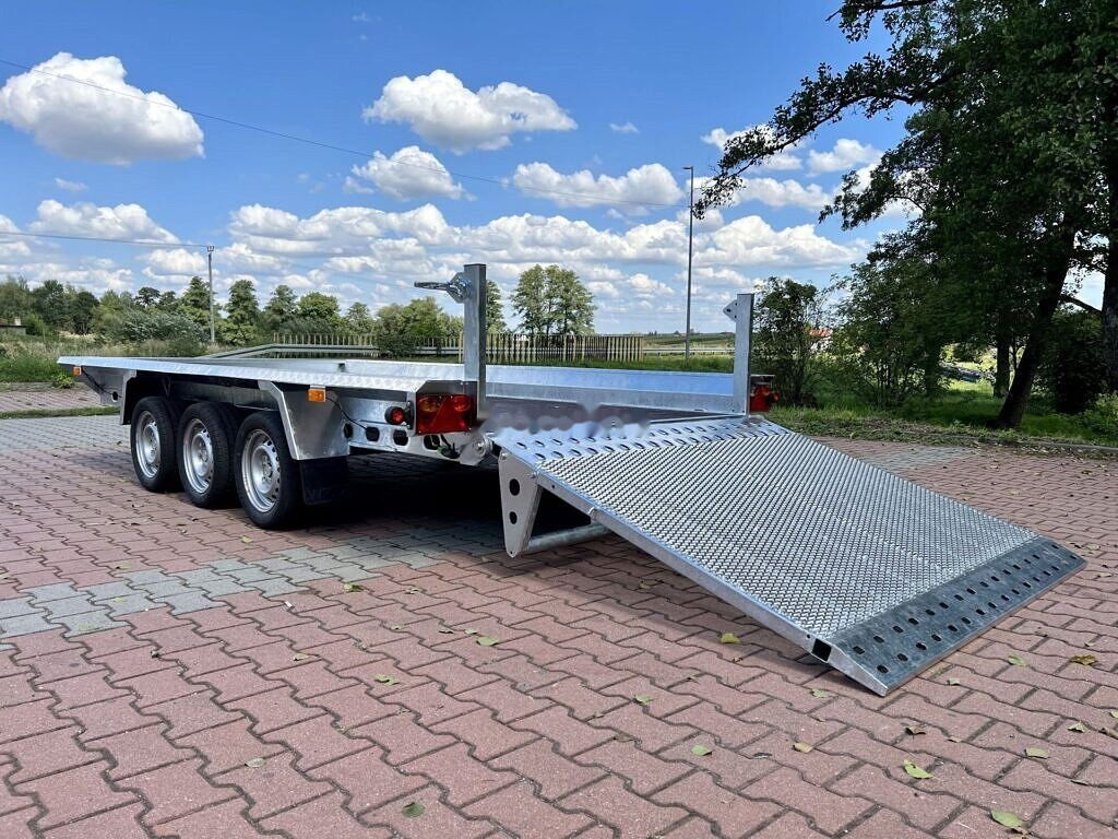 Nowy Przyczepa do transportu maszyn Wiola B3540 MAX 3 axle trailer 3.5 T GVW machine transporter excavator: zdjęcie 9