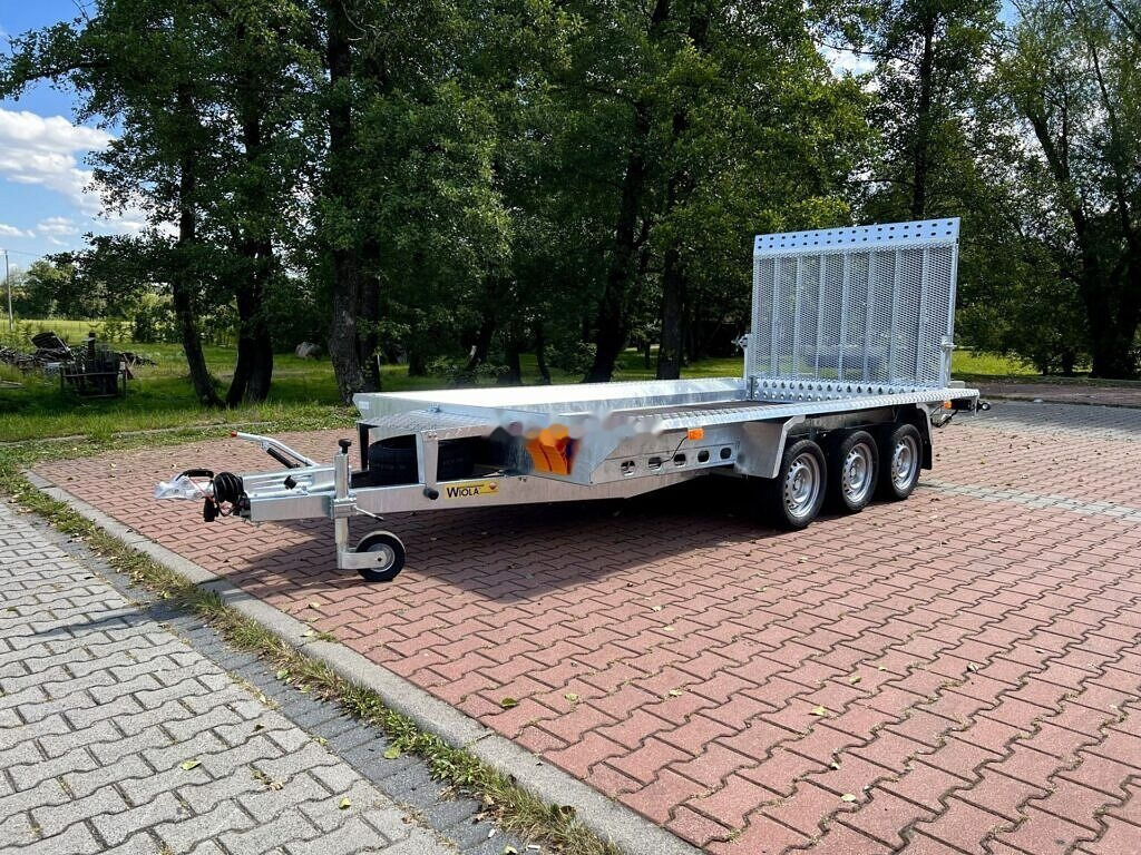 Nowy Przyczepa do transportu maszyn Wiola B3540 MAX 3 axle trailer 3.5 T GVW machine transporter excavator: zdjęcie 5