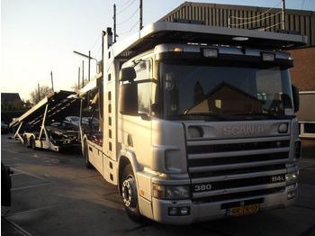 Scania sc114-380 euro 3 ret - Ciężarówka do przewozu samochodów