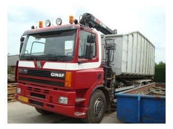 DAF GINAF M 3233 S   6X4 +  KRAAN - Ciężarówka kontenerowiec/ System wymienny