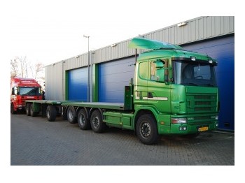 Scania 144/460 8x2 - Ciężarówka kontenerowiec/ System wymienny