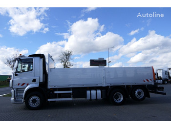 Samochód ciężarowy skrzyniowy/ Platforma DAF CF 410 / 6X2 / SKRZYNIOWY - 6,5 M / OŚ PODNOSZONA / EURO 6 / Z: zdjęcie 3