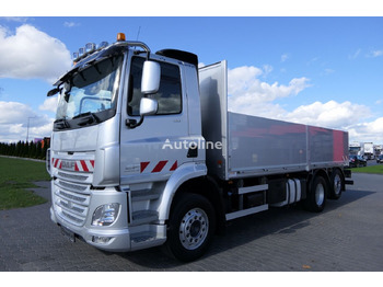 Samochód ciężarowy skrzyniowy/ Platforma DAF CF 410 / 6X2 / SKRZYNIOWY - 6,5 M / OŚ PODNOSZONA / EURO 6 / Z: zdjęcie 2