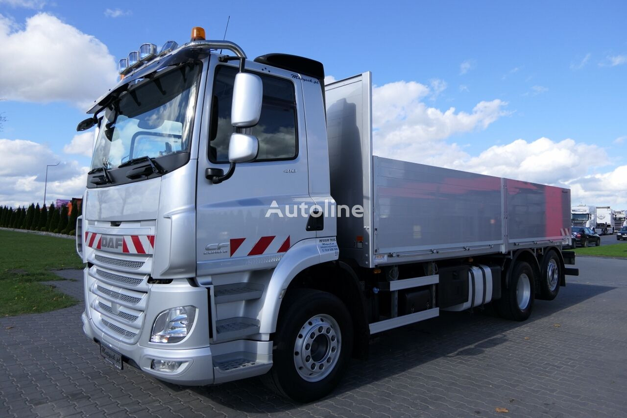 Samochód ciężarowy skrzyniowy/ Platforma DAF CF 410 / 6X2 / SKRZYNIOWY - 6,5 M / OŚ PODNOSZONA / EURO 6 / Z: zdjęcie 2