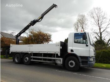 Samochód ciężarowy skrzyniowy/ Platforma, Samochod ciężarowy z HDS DAF CF 75 310: zdjęcie 1