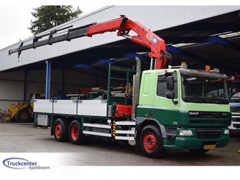 Samochód ciężarowy skrzyniowy/ Platforma DAF CF 75 - 310, Euro 5, HMF 4220 K4, Manuel, 6x2, Truckcenter Apeldoorn: zdjęcie 1