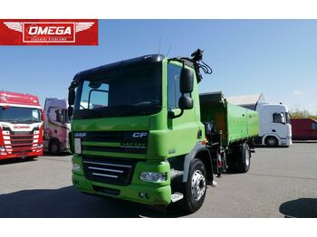 Samochód ciężarowy skrzyniowy/ Platforma, Samochod ciężarowy z HDS DAF CF 85.360  HDS + Wywrotka /  Euro 5: zdjęcie 1