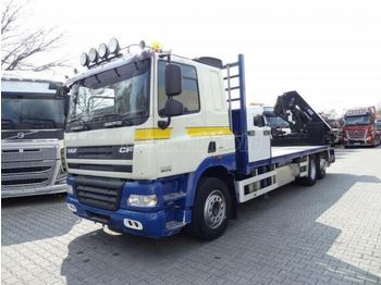 Samochód ciężarowy skrzyniowy/ Platforma, Samochod ciężarowy z HDS DAF CF 85 410 6X2 Darus: zdjęcie 1
