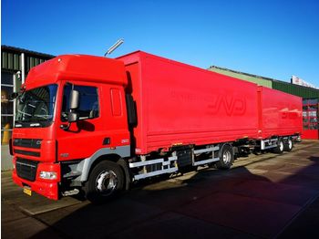 Ciężarówka kontenerowiec/ System wymienny DAF CF 85.410 SC Euro 5 + Van Hool AHW | BDF Systeem: zdjęcie 1