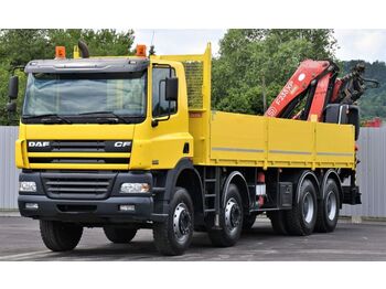 Samochod ciężarowy z HDS DAF CF 85.430 Pritsche 7,70 m+ FASSI F215A.25/FUNK: zdjęcie 4