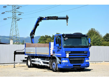 Samochód ciężarowy skrzyniowy/ Platforma, Samochod ciężarowy z HDS DAF CF 85.460 Pritsche 5,80 m + PK11001-KA + FUNK!: zdjęcie 1