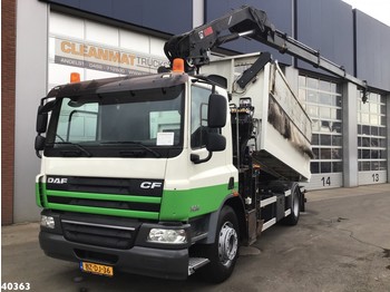 Wywrotka DAF FA 75 CF 250 Hiab 12 ton/meter laadkraan: zdjęcie 1